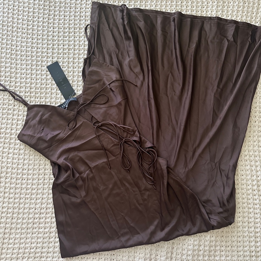 Lioness Brown Maxi Dress